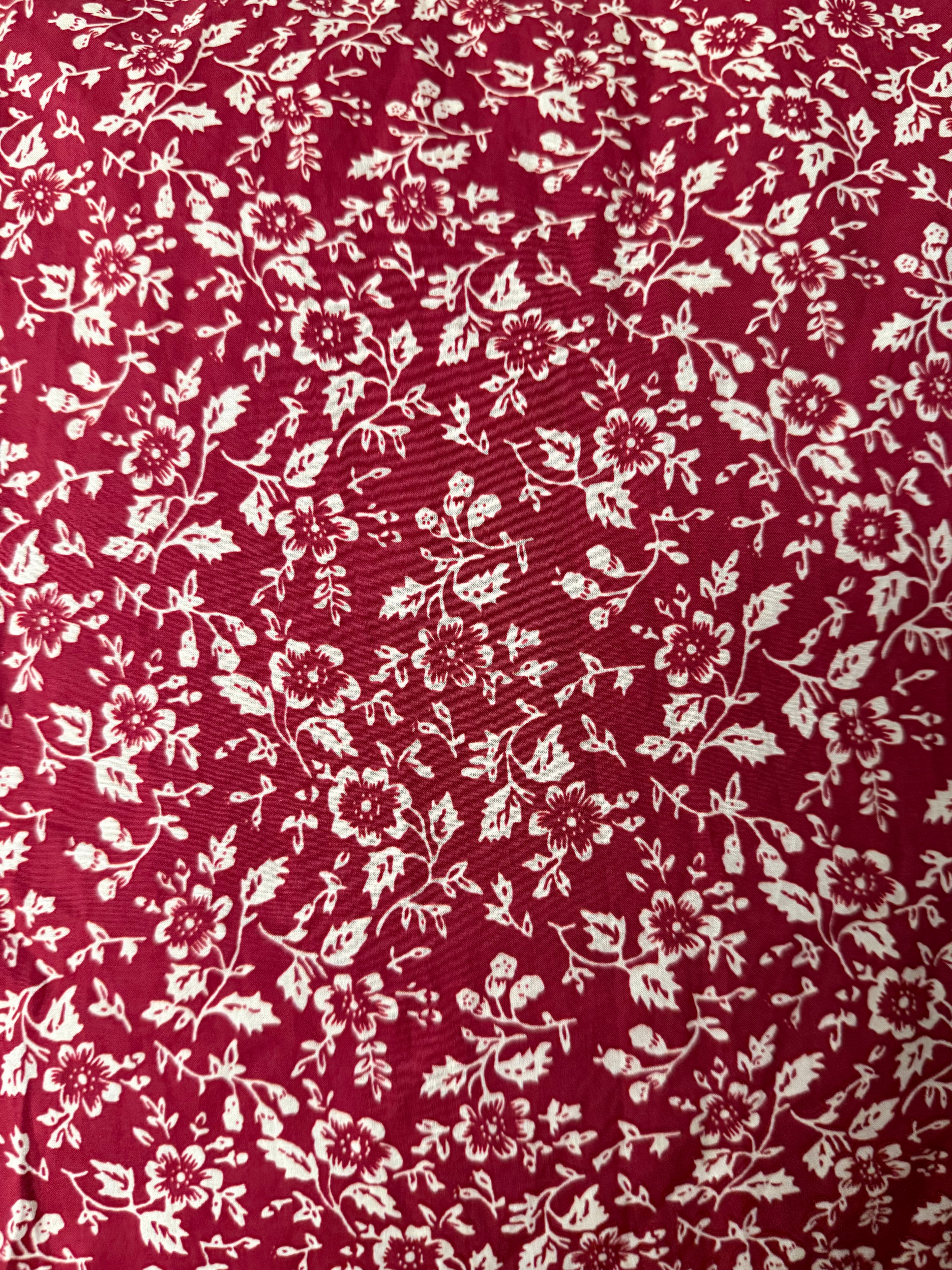 The Pippa Dress - Bordeaux Bloom