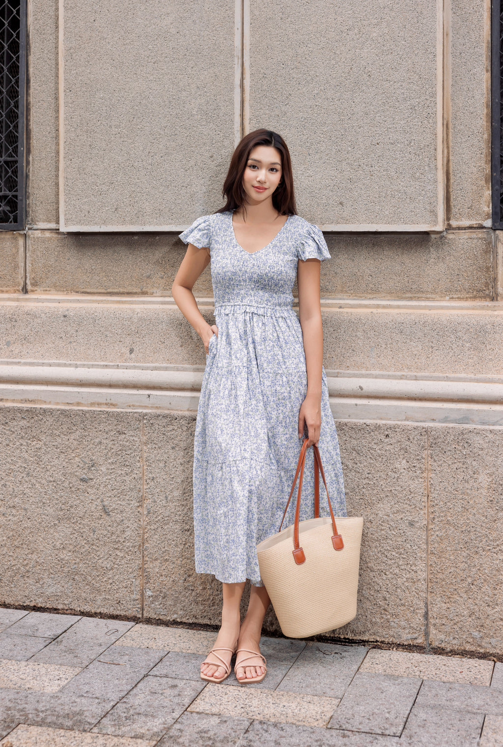 The Elyssa Dress - Cambridge Bloom