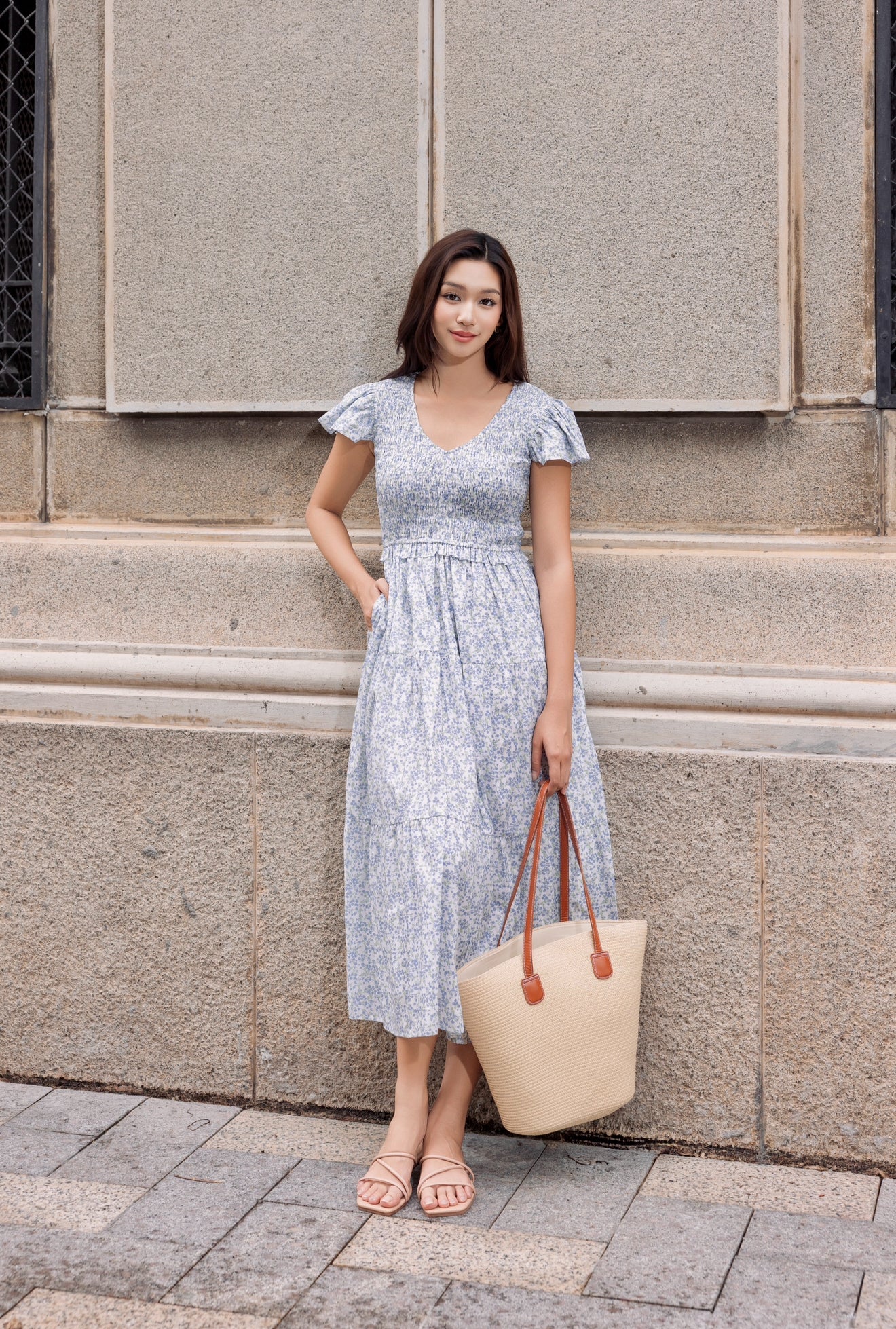 The Elyssa Dress - Cambridge Bloom