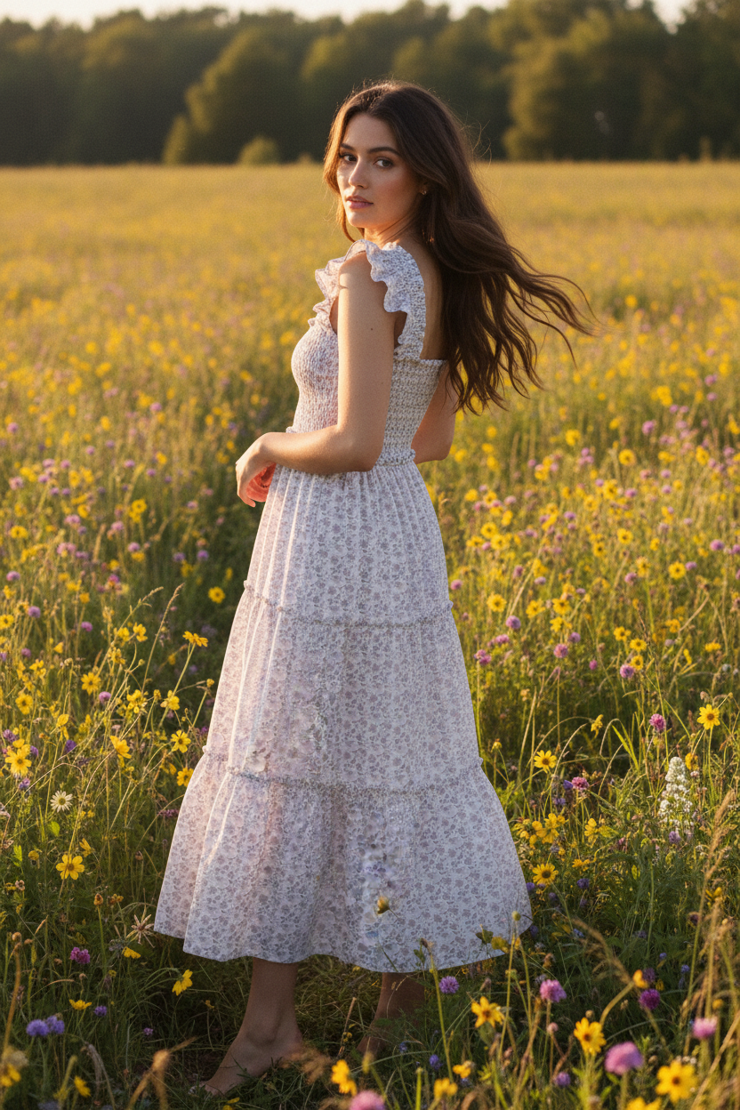 The Rachel Dress - Rose Lilac