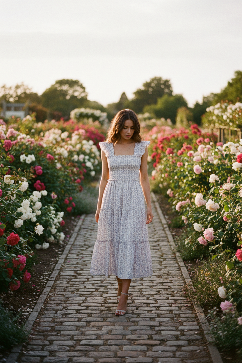 The Rachel Dress - Rose Lilac