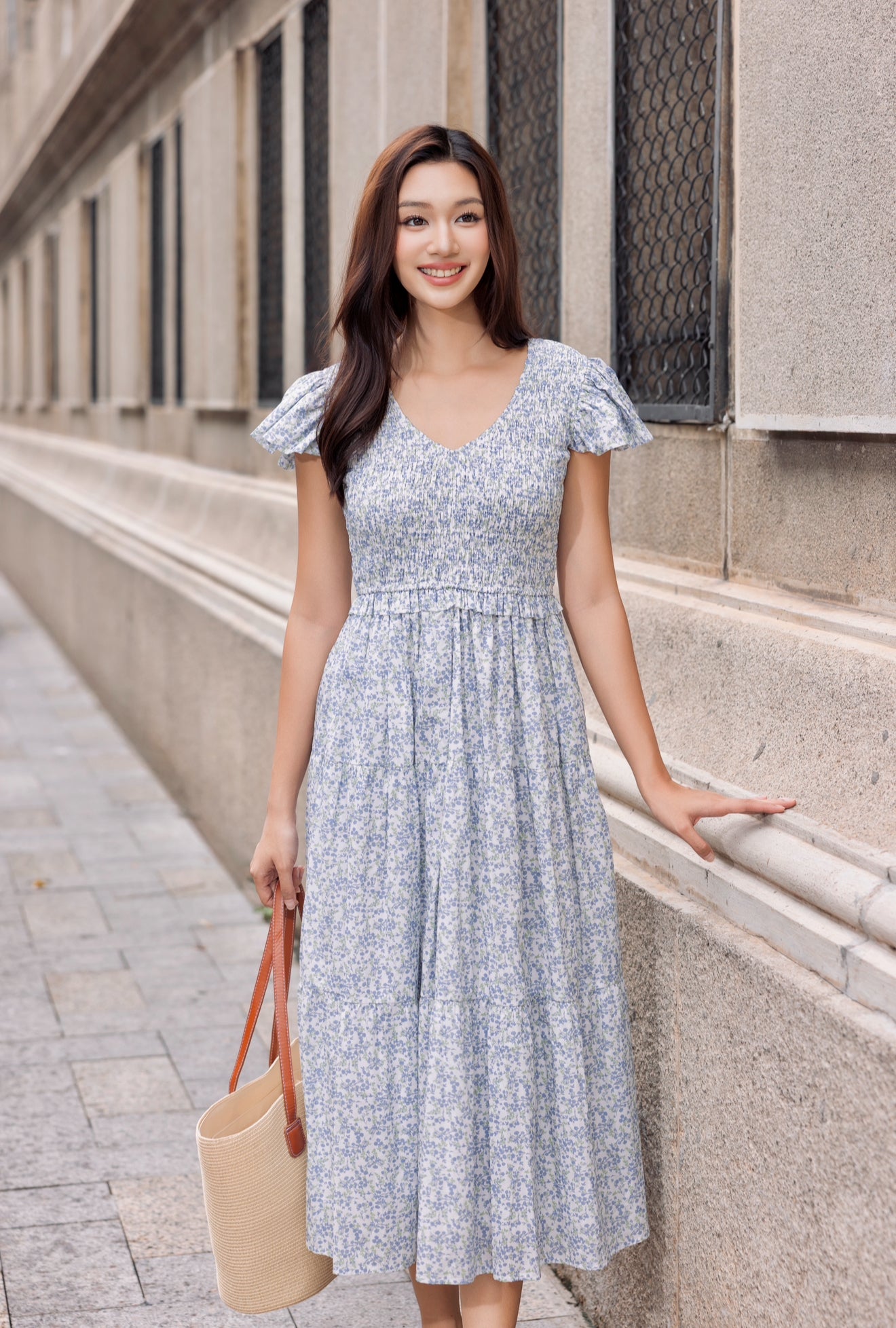 The Elyssa Dress - Cambridge Bloom