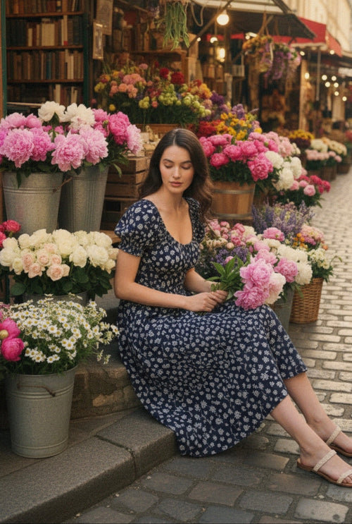 The Bonnie Dress - Saffron Bleu
