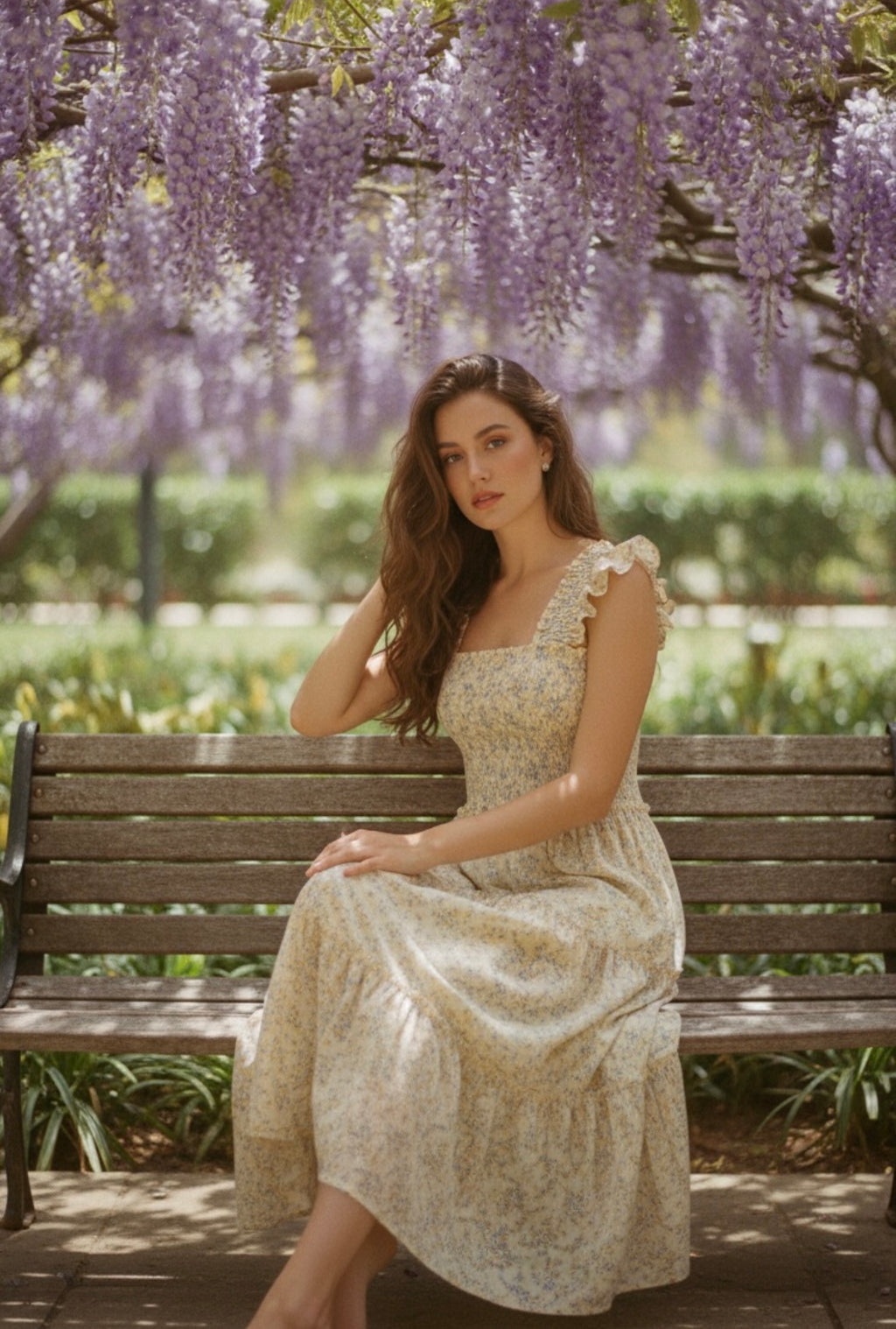 The Rachel Dress - Lavender Fields