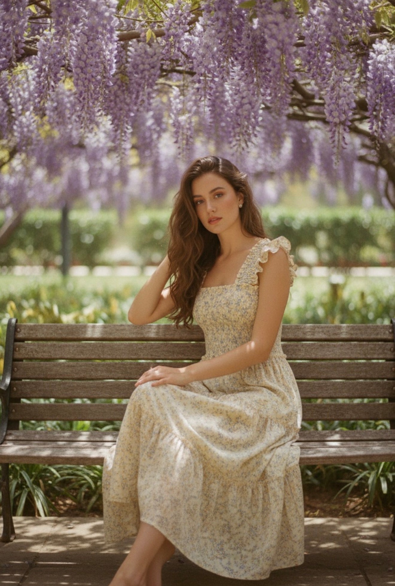The Rachel Dress - Lavender Fields