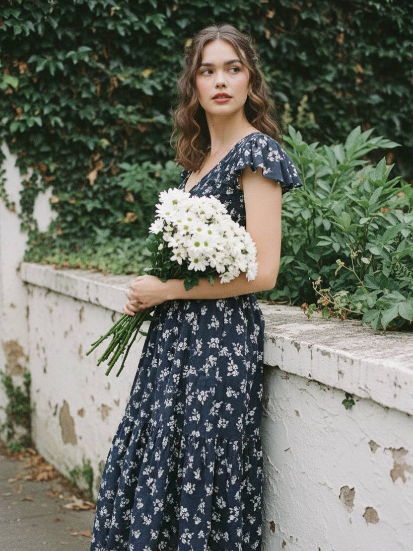 The Elyssa Dress - Midnight